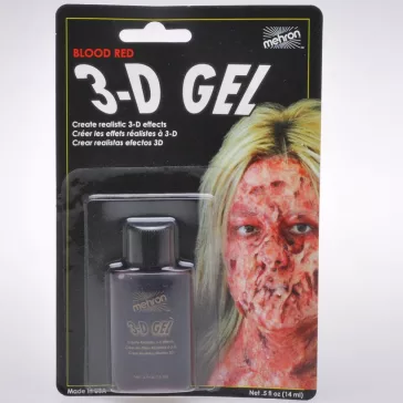 Mehron 3‑D Gel Blood Red – professzionális sebekhez