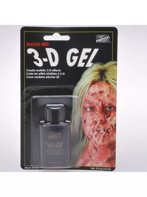 Mehron 3‑D Gel Blood Red – professzionális sebekhez
