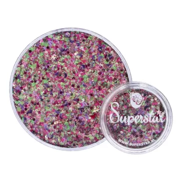 Tündér hatású Superstar chunky glitter krém sokszínű hologramos csillogással