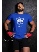 Kickboxing Fighter kereknyakú pamut póló kick box mintával uniszex