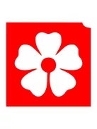 KiviArt 4x4cm Csillámtetoválás sablon 13 virág 