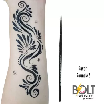 Bolt by Jest Paint RAVEN arcfestőecset  Round #3 Kontúr