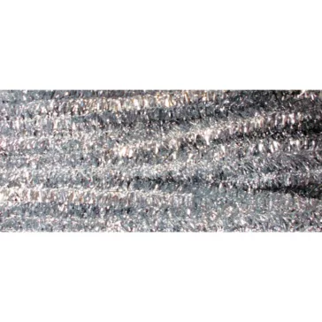 Zsenília drót Ezüst  6x300mm 10db/cs