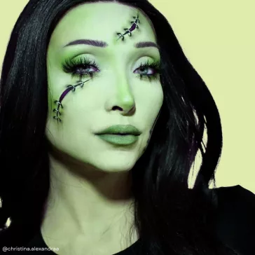 Mehron Paradise Makeup AQ Pastel Green (40 g) – Pasztellzöld arcfesték, vízbázisú testfesték