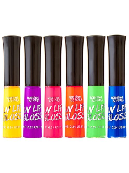 UV Szájfény SPLASHES & SPILLS - 6 színben 7ml