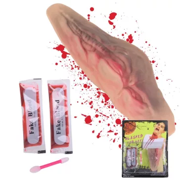 Elvágott torok seb 10ml művérrel készlet