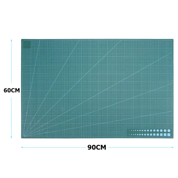 Nagyméretű A1 öngyógyuló vágószőnyeg kreatív munkákhoz