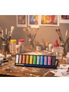 Diamond FX Velvet Dream csíkos arcfesték paletta 10x10g, professzionális "one stroke" festék lágy, bársonyos árnyalatokkal, bőrbarát