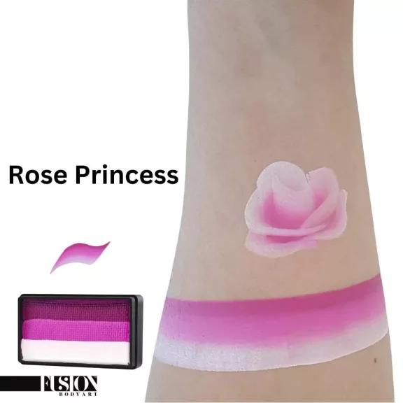 Fusion csíkos arcfesték Rose Princess 30gr