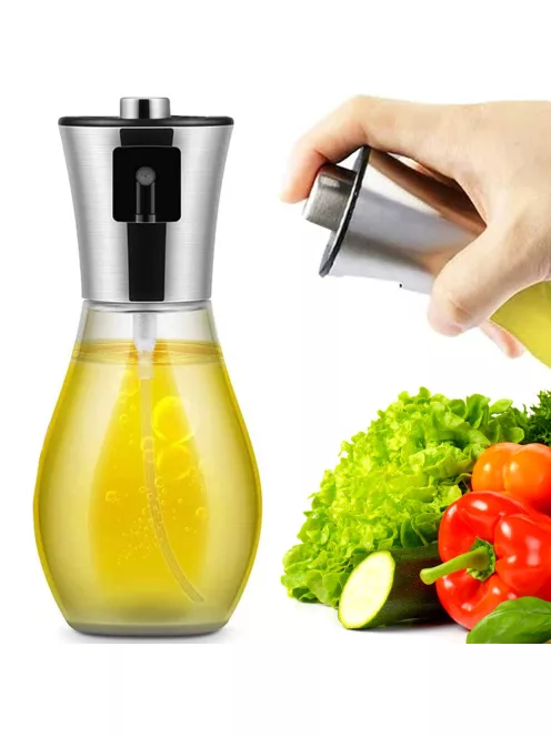 olaj spray adagoló 200 ml üveg olajpermetező