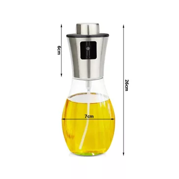 olaj spray adagoló 200 ml üveg olajpermetező