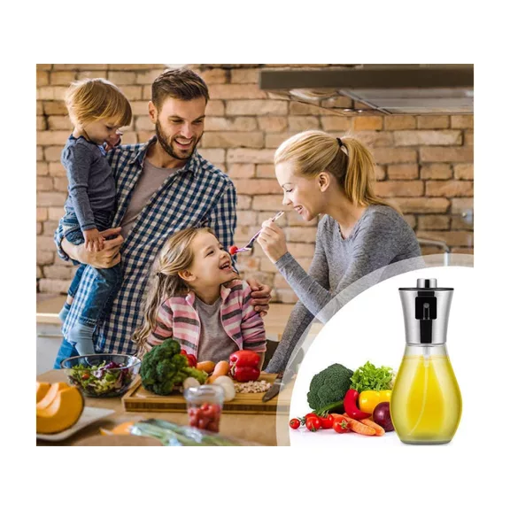olaj spray adagoló 200 ml üveg olajpermetező