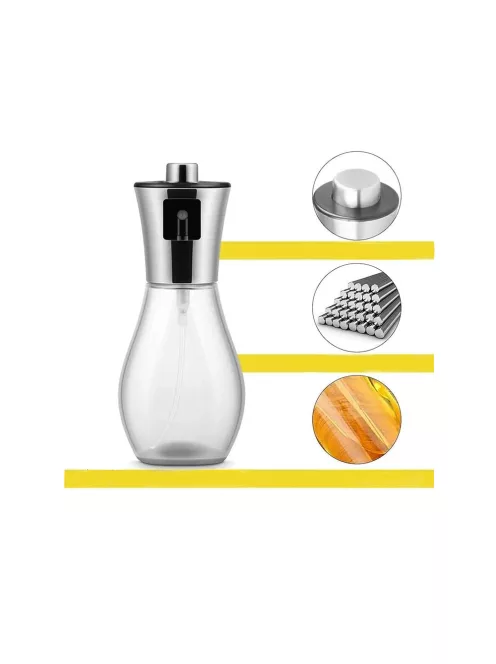 olaj spray adagoló 200 ml üveg olajpermetező