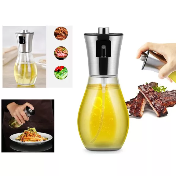 olaj spray adagoló 200 ml üveg olajpermetező