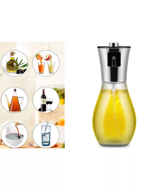 olaj spray adagoló 200 ml üveg olajpermetező