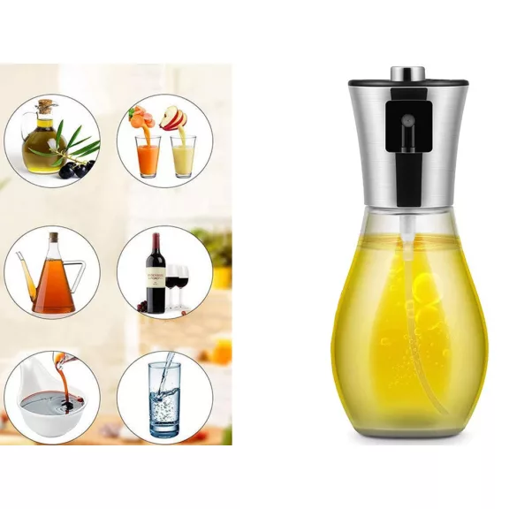 olaj spray adagoló 200 ml üveg olajpermetező