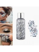 Laura Serna Chunky face and Body glitter gel - Holografikus ezüst