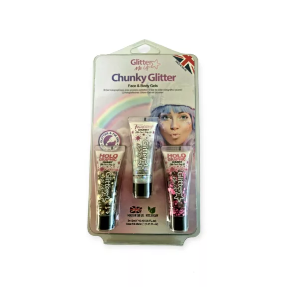 Glitter Me Up csillámzselé szett 3 db-os