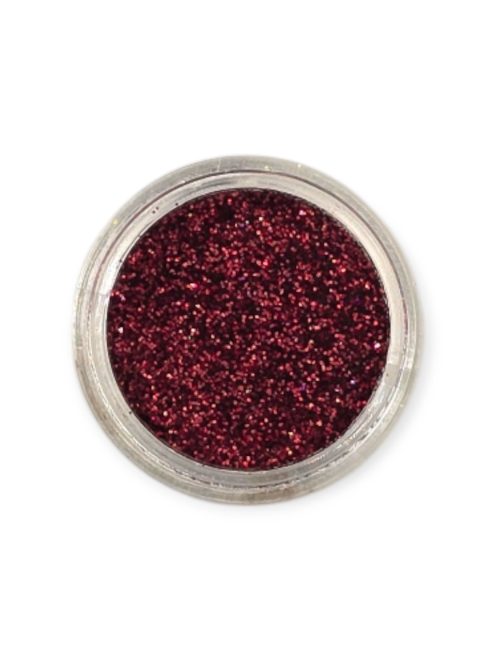 KiviArt Bio Kozmetikai Csillámpor Burgundy  - Biológiailag Lebomló Burgundi Glitter