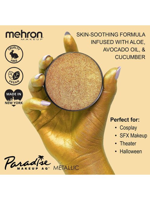 Mehron Paradise arcfesték 40g - Gyöngyház arany  "Dore / Gold"