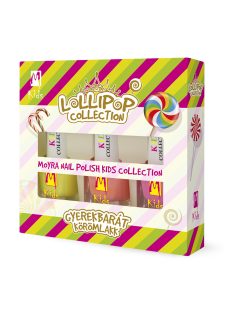 Gyerek körömlakk szett - Lollipop Collection 3x7ml