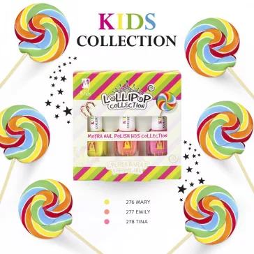 Gyerek körömlakk szett - Lollipop Collection 3x7ml