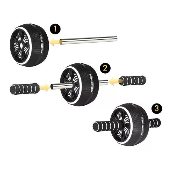 Edző roller 15 cm kerékkel és 34 x 16,5 cm térdvédő matraccal