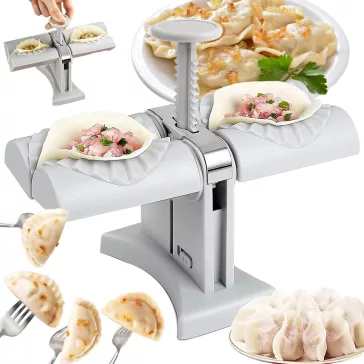 Szürke dupla ravioli formázó csúszásmentes lábakkal