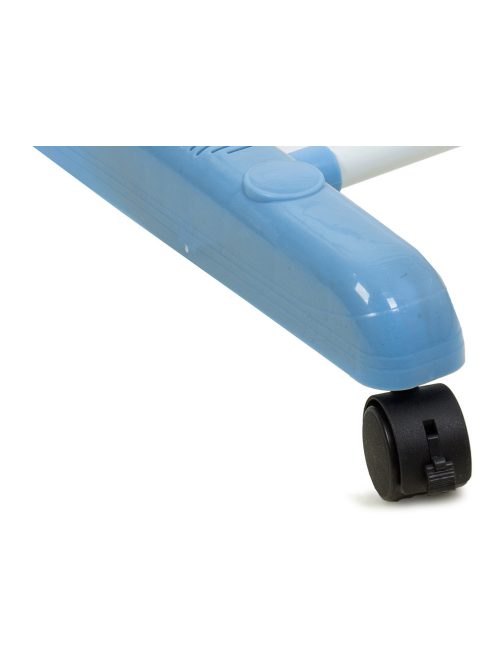 Nagy teherbírású összecsukható szárnyas ruhaszárító állvány fehér színben.