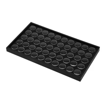 Csillámpor tároló tálca 50 db tégellyel