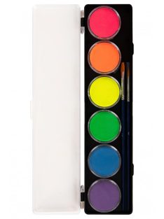 PXP 6 UV NEON szín paletta + 2 db ecsettel 6x10gr
