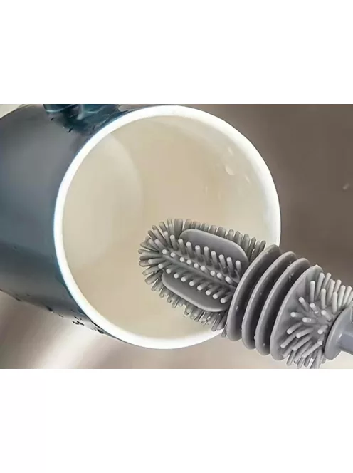 szilikon pohármosó kefe hosszú palack tisztító