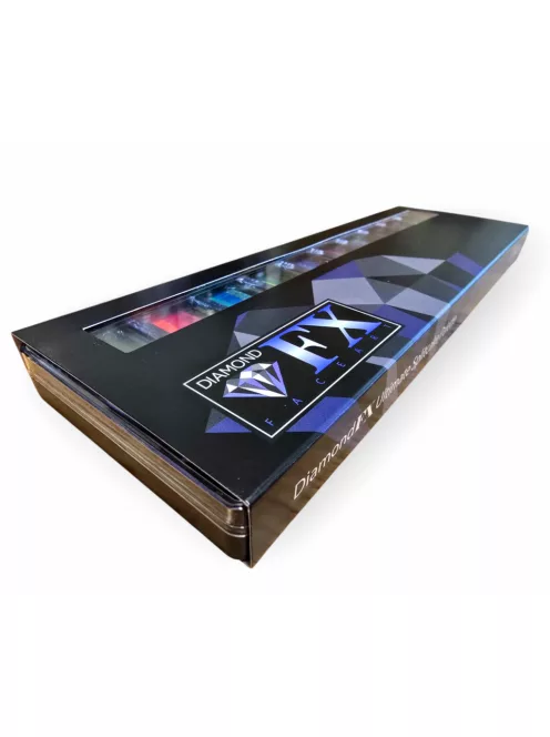 Diamond FX Fairytales csíkos arcfesték paletta 10x10g, professzionális "one stroke" festék mesebeli, tündéres árnyalatokkal, bőrbarát