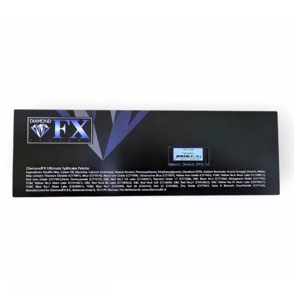 Diamond FX Fairytales csíkos arcfesték paletta 10x10g, professzionális "one stroke" festék mesebeli, tündéres árnyalatokkal, bőrbarát