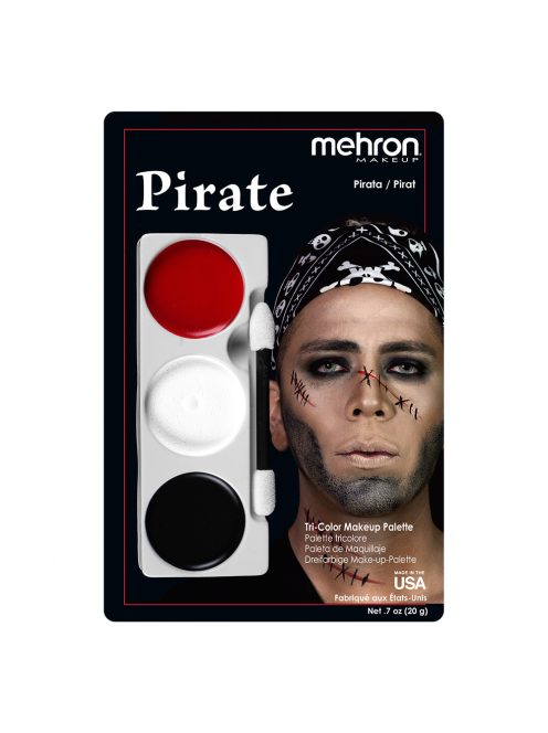Mehron háromszínű arcfestő készlet - Kalóz /Pirate/