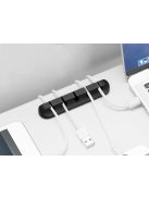 Kábel, tartó, rendszerező öntapadós 