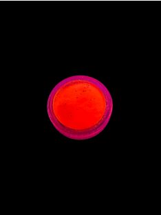 KiviArt UV Neon Csillámpor Dark Orange SO504 - Világító Sötét Narancs Glitter