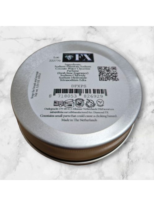 Diamond FX Ecsettisztító Szappan 100g - Professzionális Brush Soap Ecsetekhez