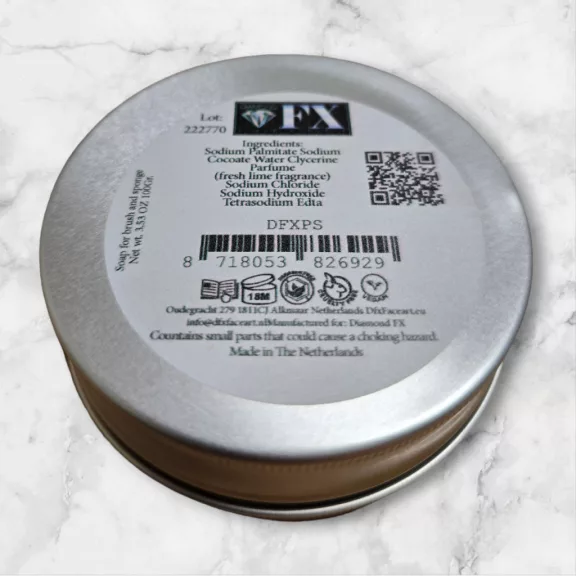 Diamond FX Ecsettisztító Szappan 100g - Professzionális Brush Soap Ecsetekhez