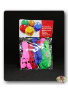 Smile party lufi - Vegyes színekben 10 db/csomag