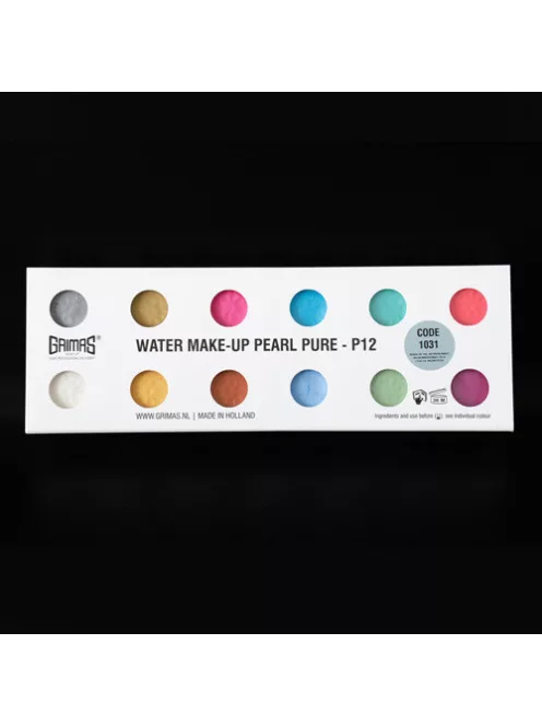 Grimas Water Pearl Pure Paletta P12 gyöngyházfényű arcfesték