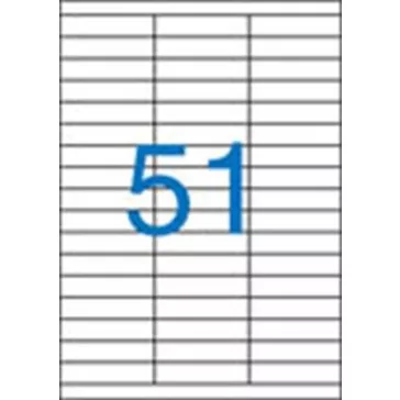 Nyomtatható öntapadó etikett A/4-51db/ív