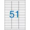 Nyomtatható öntapadó etikett A/4-51db/ív
