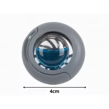 Szellőzőrácsra csíptetett elegáns autós légfrissítő 50 ml-es utántöltővel és forgó ventilátorral. Tökéletes autós kiegészítő.