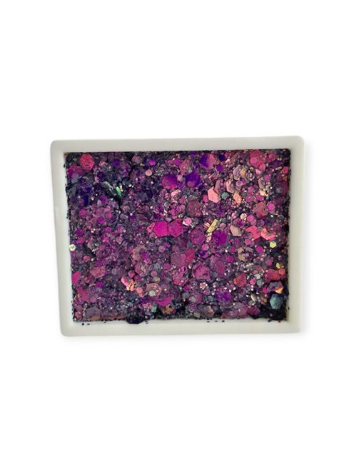 KiviArt Glitter Cream 'Mystic Orgona' irizáló lila csillámkrém arcra és hajra