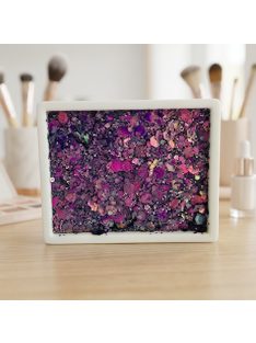 KiviArt Glitter Cream 'Mystic Orgona' irizáló lila csillámkrém arcra és hajra