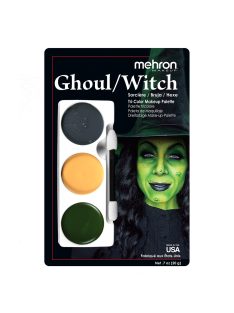   Mehron háromszínű arcfestő készlet - Boszorkány  /Ghoul/Witch/