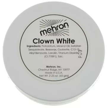 Mehron Clown White 56 g professzionális fehér bohóc krémsmink