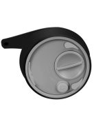 Ruhhy fekete színű, érintésmentes (szenzoros) automata szappanadagoló 300ml-es tartállyal, modern fürdőszobákba és konyhákba