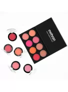 Mehron CHEEK Powder Palette – 8 Színű Púderpirosító Paletta, matt finis, kontúrozáshoz